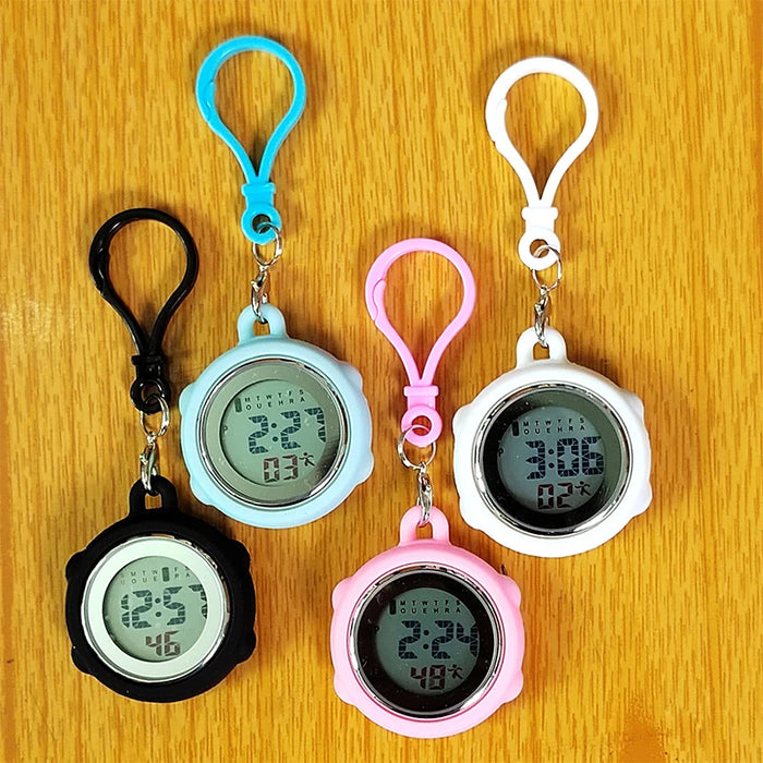 Montre de poche numérique multifonction — LED, 4 coloris
