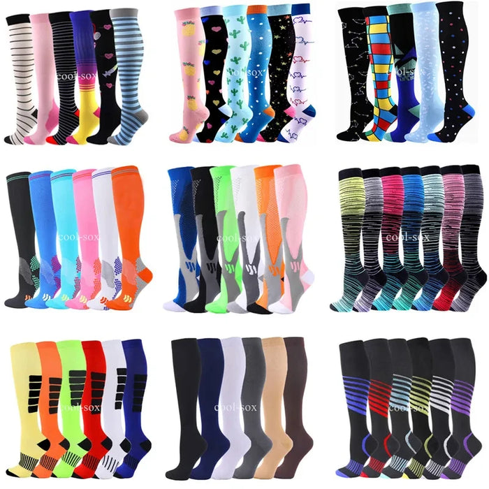 Chaussettes compression — Pack économique 5 ou 6 paires