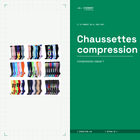 Chaussettes compression — Pack économique 5 ou 6 paires