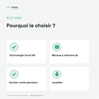 Semelles intérieures sport — Cloud 4D, soulagement plantaire